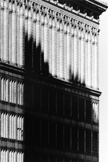 WOLF VON DEM BUSSCHE (1934-2014) A suite of 12 atmospheric photographs of the World Trade Center and Washington Square, New York City.